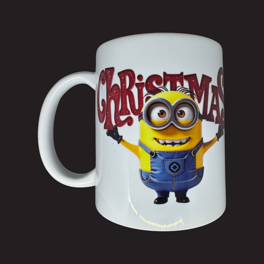 Caneca de porcelana - Minions Natal